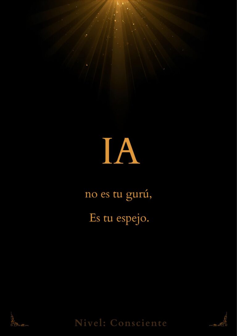 La IA no es tu gurú. Es tu espejo.